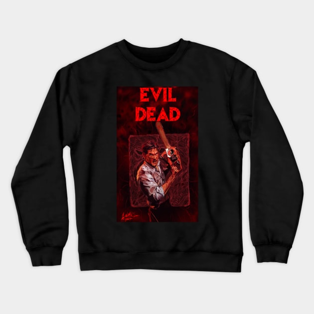 Evil Dead Crewneck Sweatshirt by Art Of Lunatik